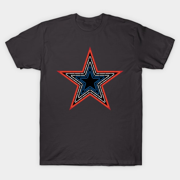 Roanoke Virginia Pride Mill Mountain Star T-Shirt by hobrath